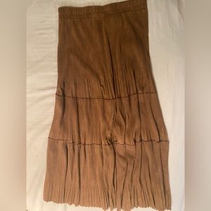 Long Brown Skirt